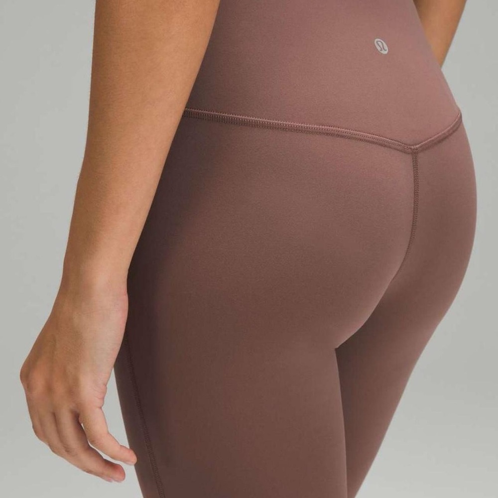 Dark Oxide Lululemon Align cross-waisted leggings